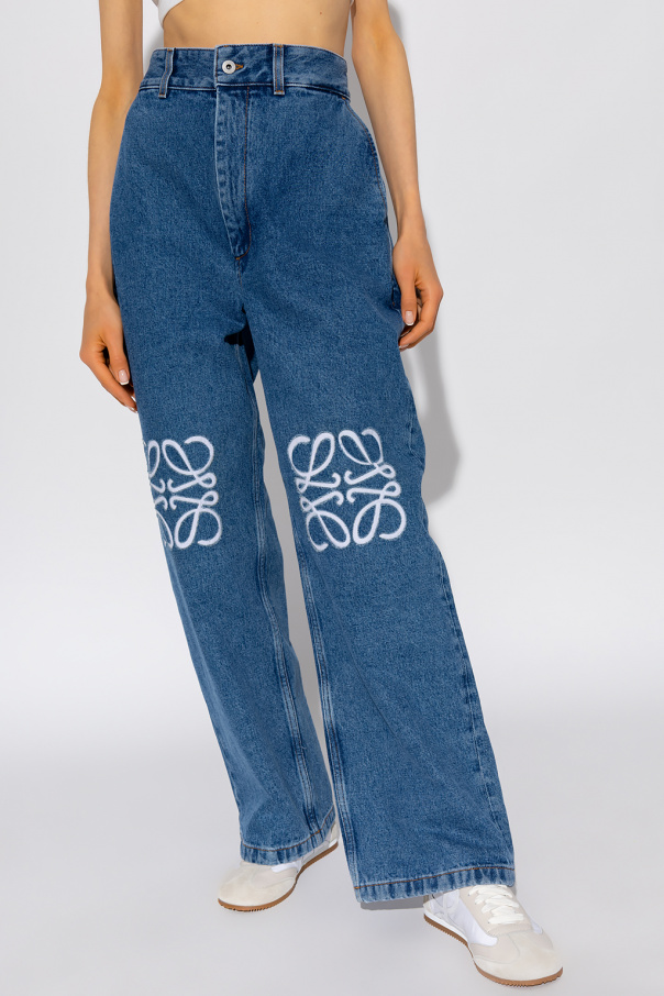 Blue Jeans with logo Loewe - kozuch z kieszeniami loewe Blue Jeans with logo Loewe - kozuch z kieszeniami loewe